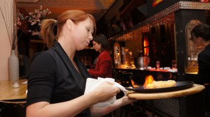 Saghanaki flambé à l'ouzo