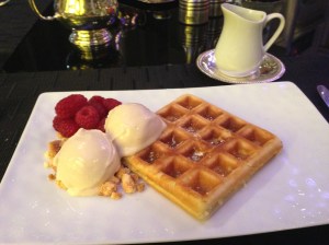 gaufre framboises